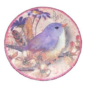 Punch Studio Bird Lavender Scented Soap in Mini Glitter Spool Shaped Box (17637)